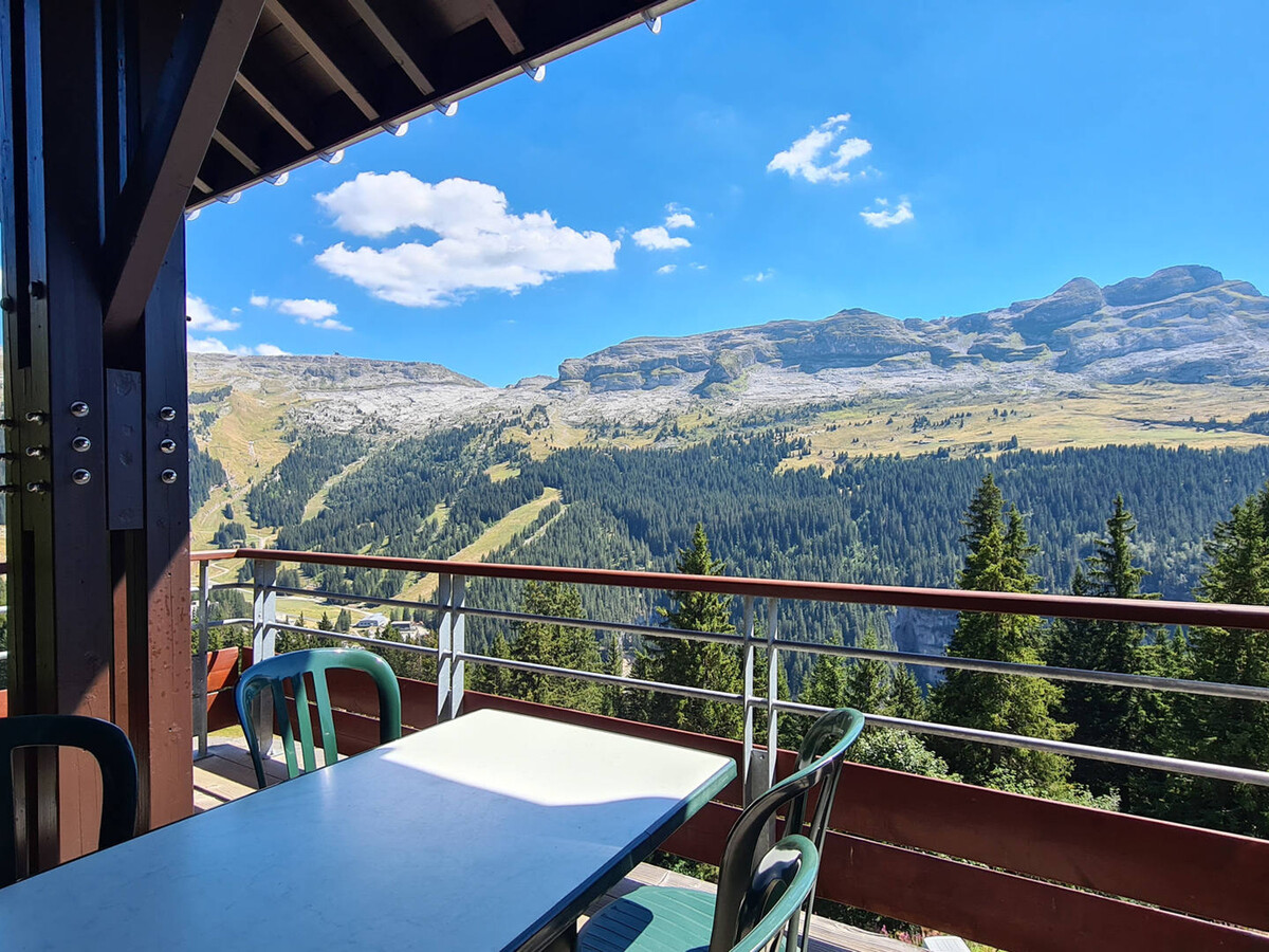 Appartement 8 personnes, balcon Sud, piscine & spa à Flaine - Photo 14