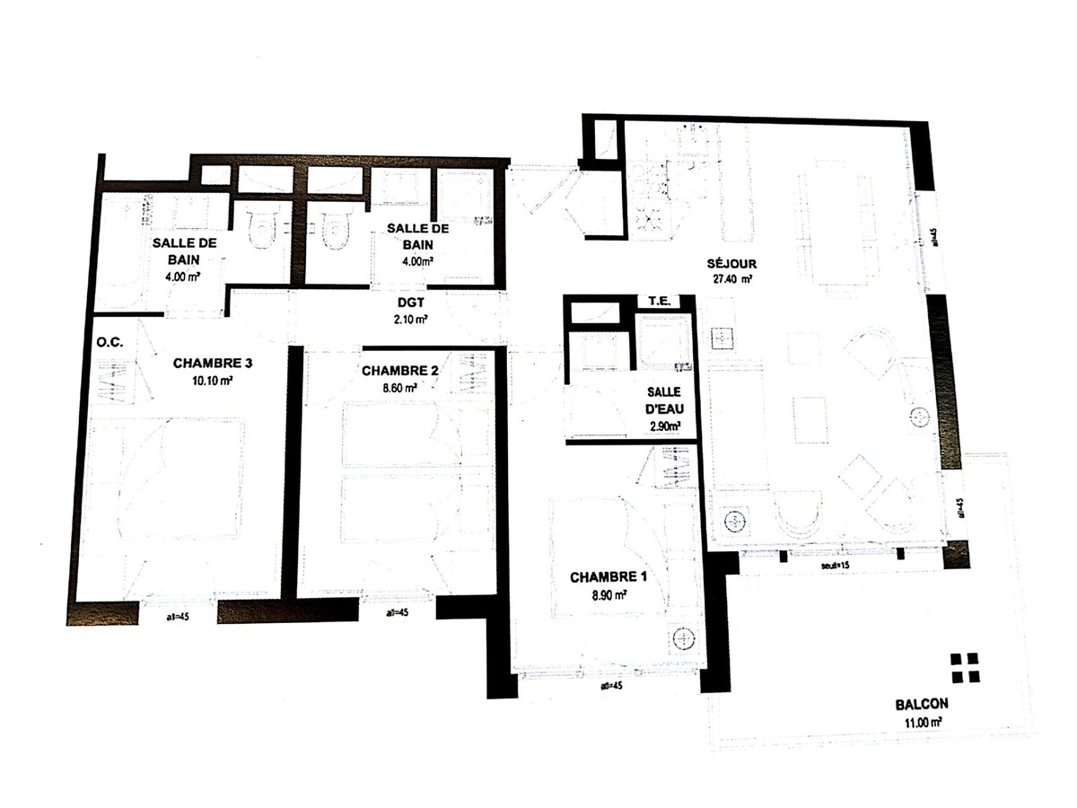 Appartement 8 personnes, balcon Sud, piscine & spa à Flaine - Photo 16