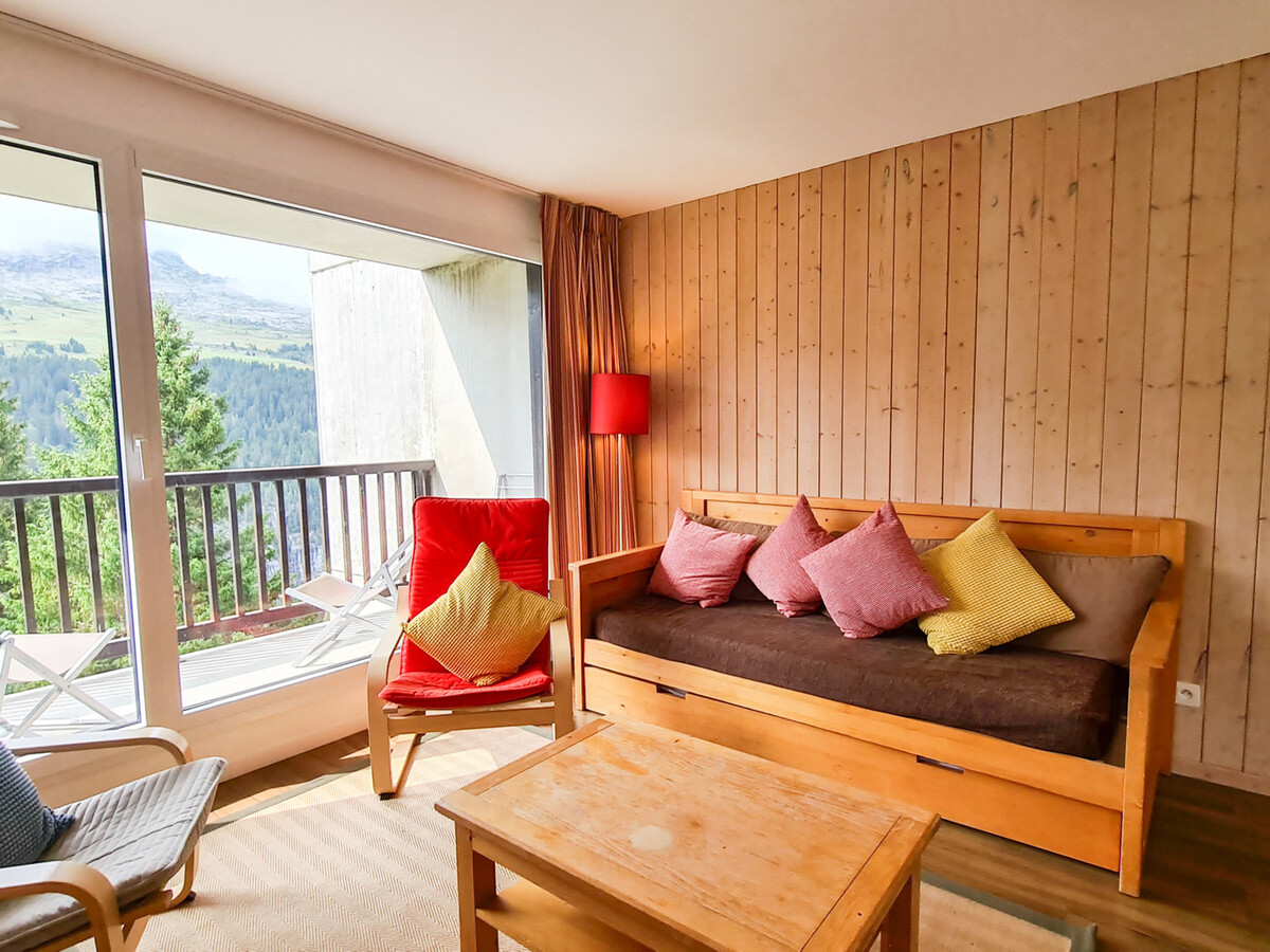 Appartement 8 pers · Balcon · Rez-de-jardin · Flaine - Photo 3