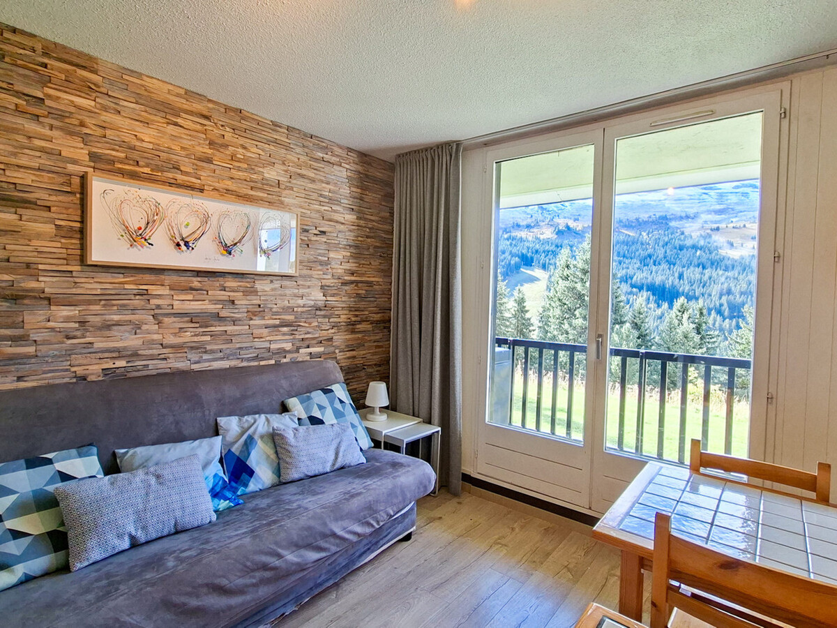 Studio rénové 25m² balcon sud à Flaine pour 4-5 personnes - Photo 2