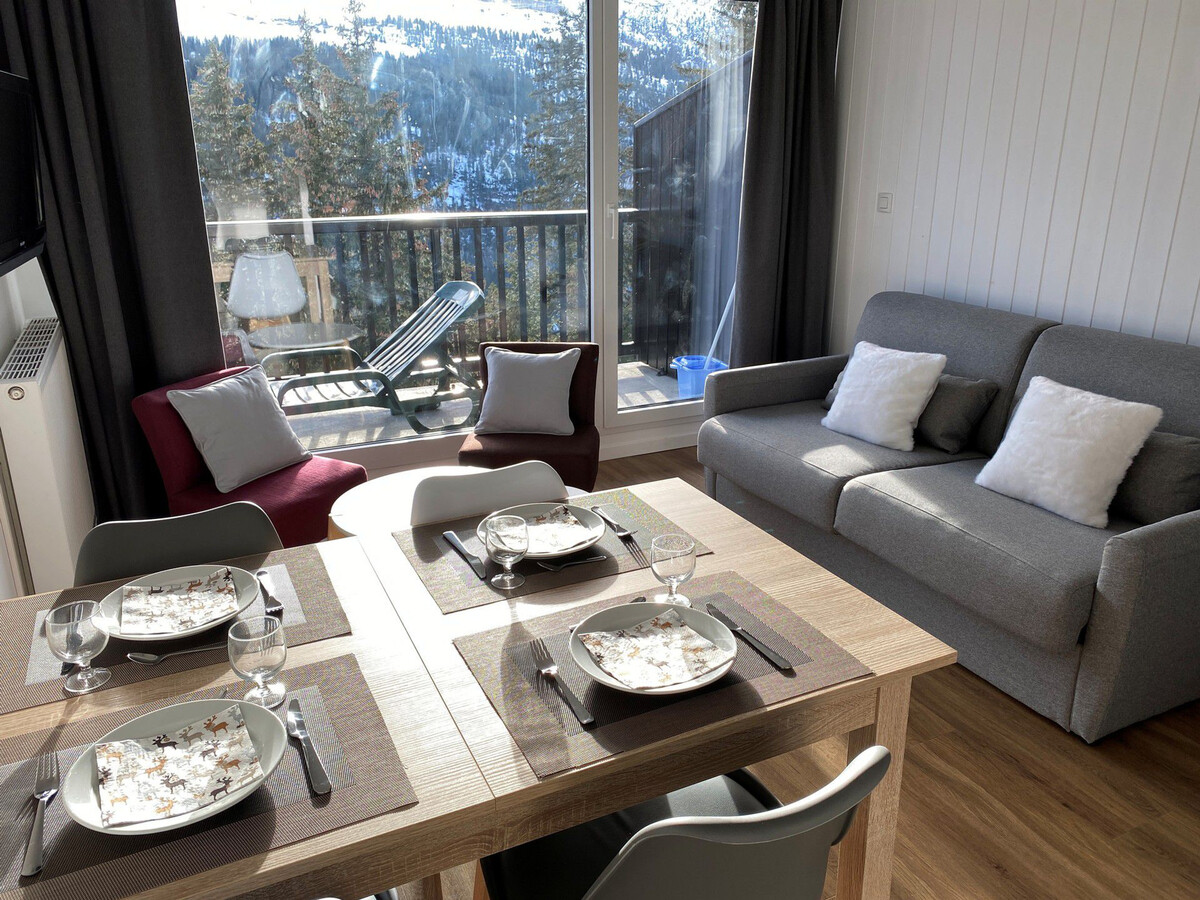 Appartement 2 pièces cabine rénové, balcon sud à Flaine - Photo 3