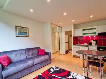 Studio 25m² rénové 4 pers, 7e étage à Flaine
