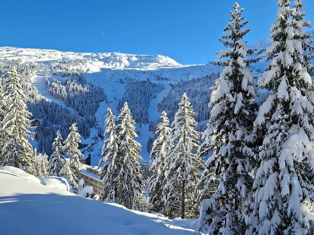 Studio cabine 25m² balcon sud à Flaine, 4 personnes - Photo 8
