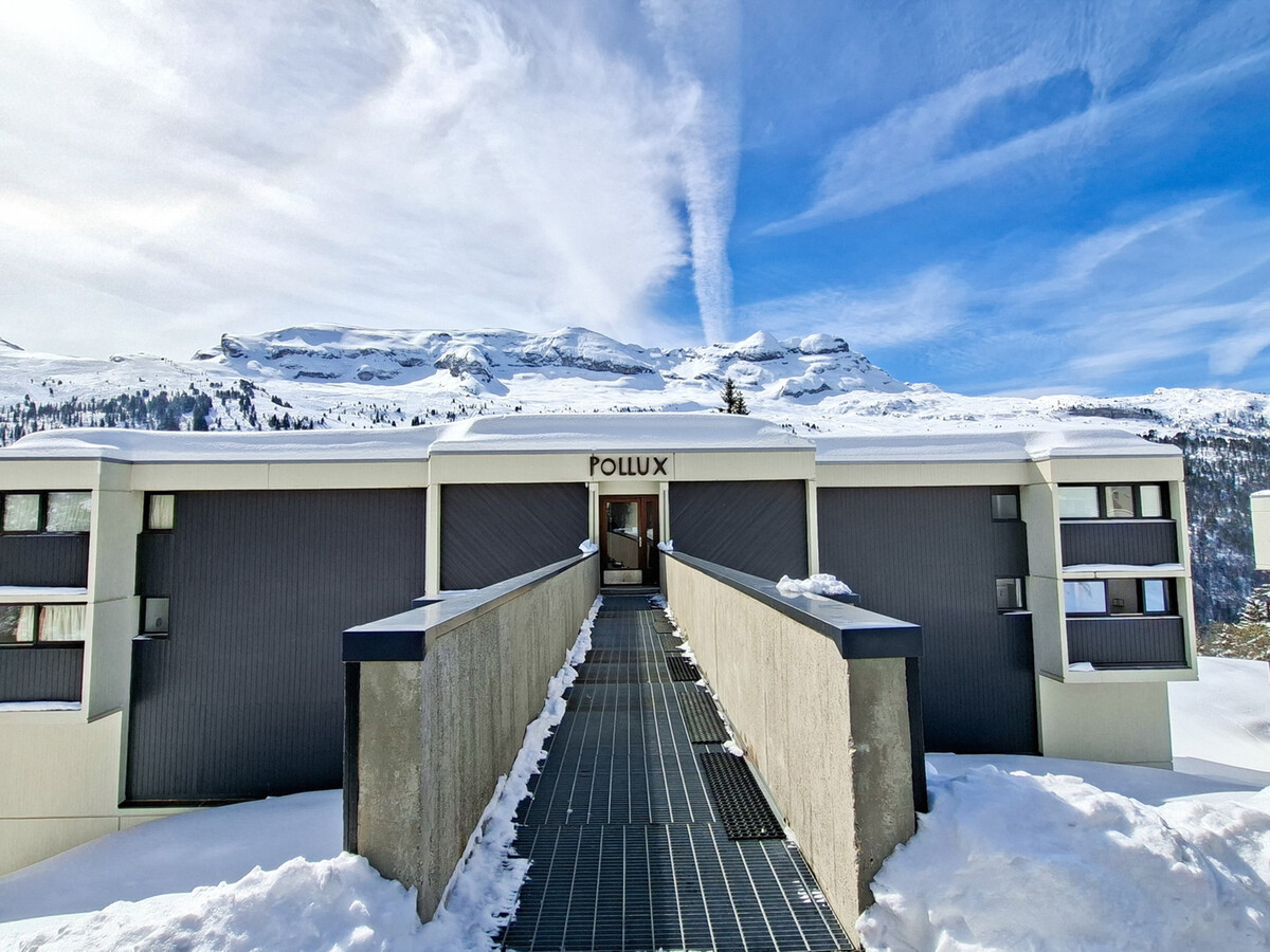 Studio cabine 25m² balcon sud à Flaine, 4 personnes - Photo 12