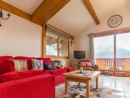 Appartement 5 pièces avec balcon sud, pieds des pistes à La Rosière : photo 4
