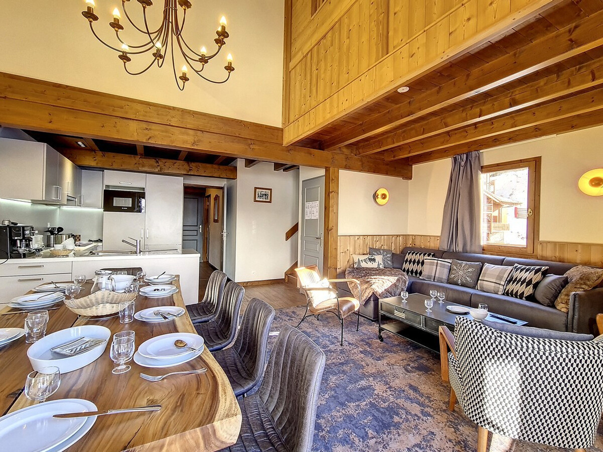 Appartement 10 pers duplex Les Menuires, sauna et hammam - Photo 2