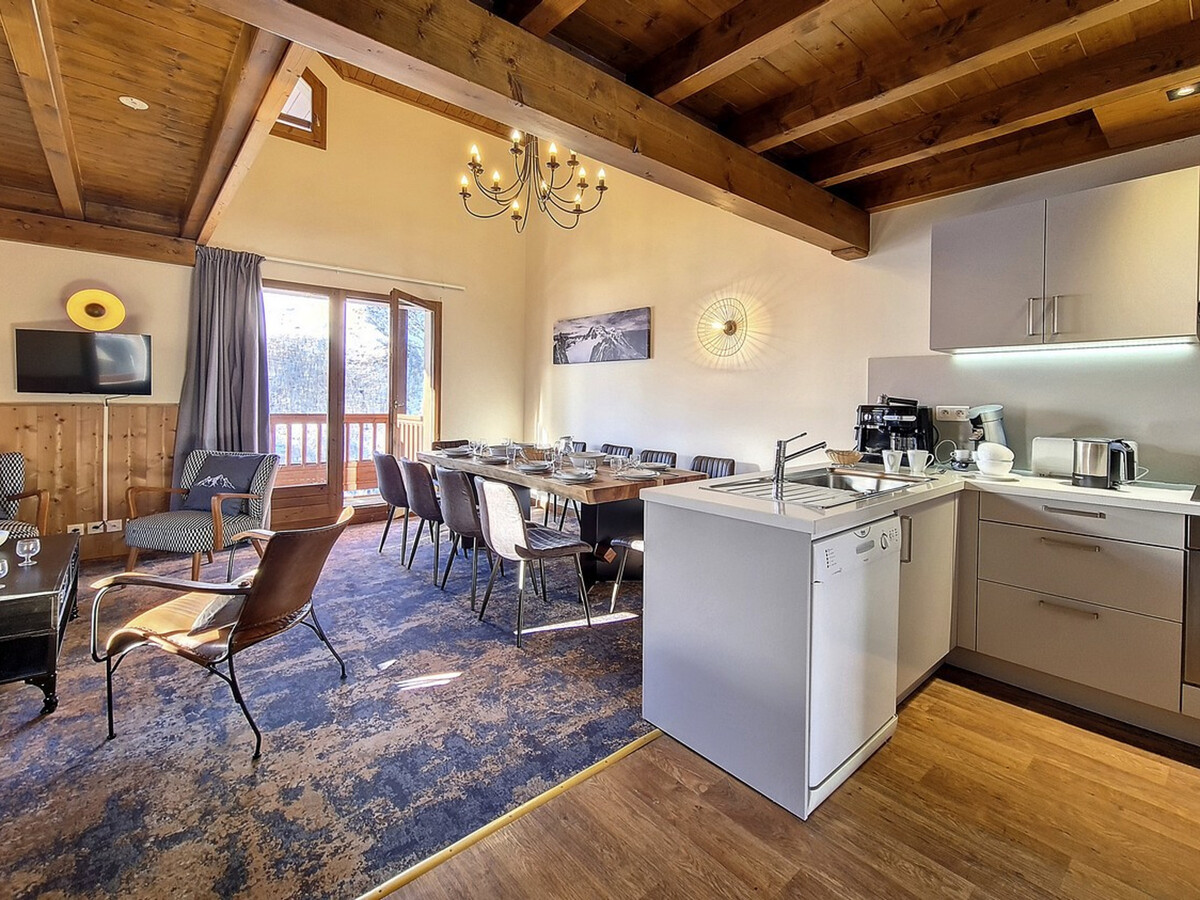 Appartement 10 pers duplex Les Menuires, sauna et hammam - Photo 7