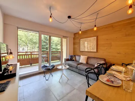 Appartement 2P cabine · 6 pers · Balcon sud-ouest : photo 9