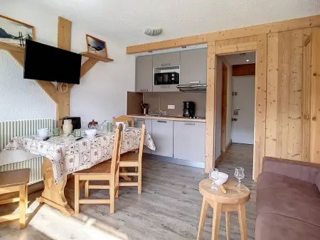 Studio rénové 22m² aux Menuires, 4 pers, accès pistes : photo 4