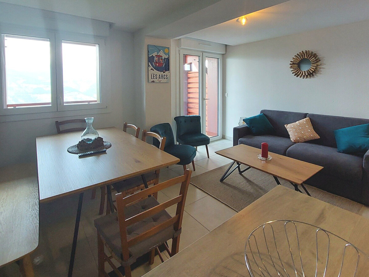 Studio 29m² balcon Ouest - Vue Mont Blanc aux Arcs - Photo 3