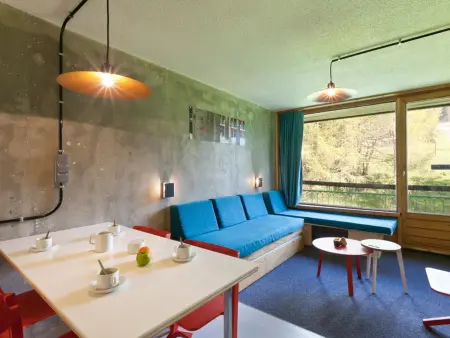 Location appartement à Les Arcs 1800, Studio rénové 5 pers, ski aux pieds avec balcon