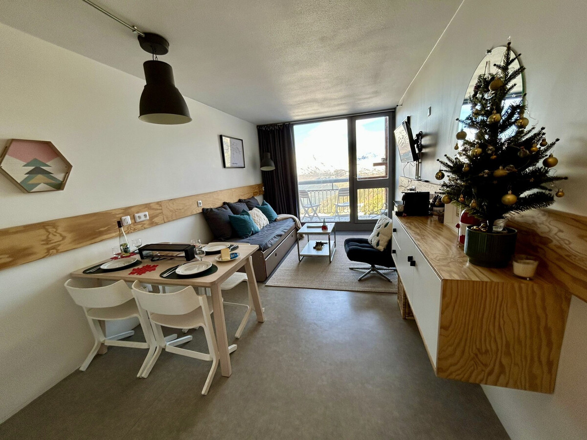Studio 29m² 5 couchages, balcon Mont-Blanc, Les Arcs 2000 - Photo 3