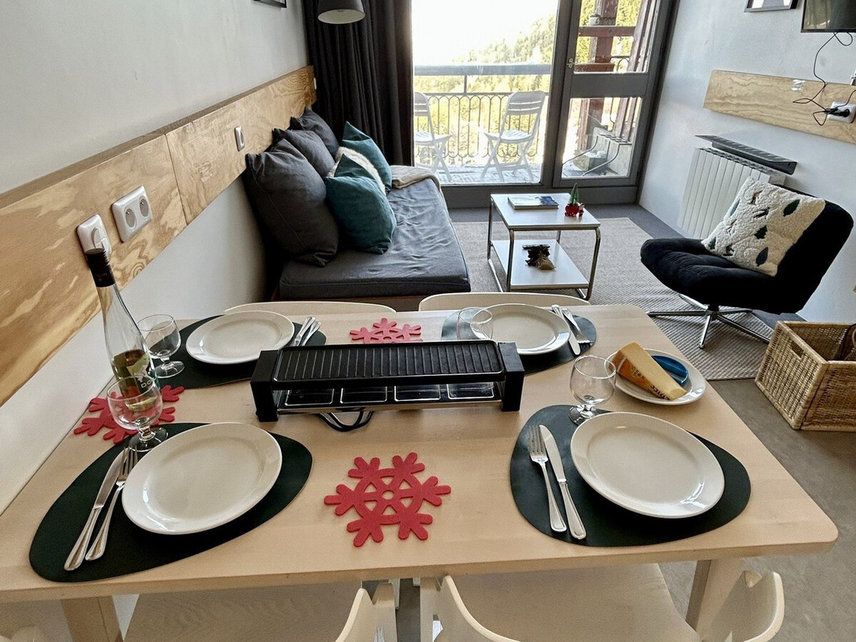 Studio 29m² 5 couchages, balcon Mont-Blanc, Les Arcs 2000 - Photo 6