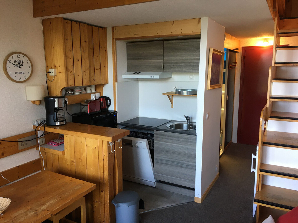 Studio mezzanine 6 pers. aux Arcs, balcon S/O, skis aux pieds - Photo 2
