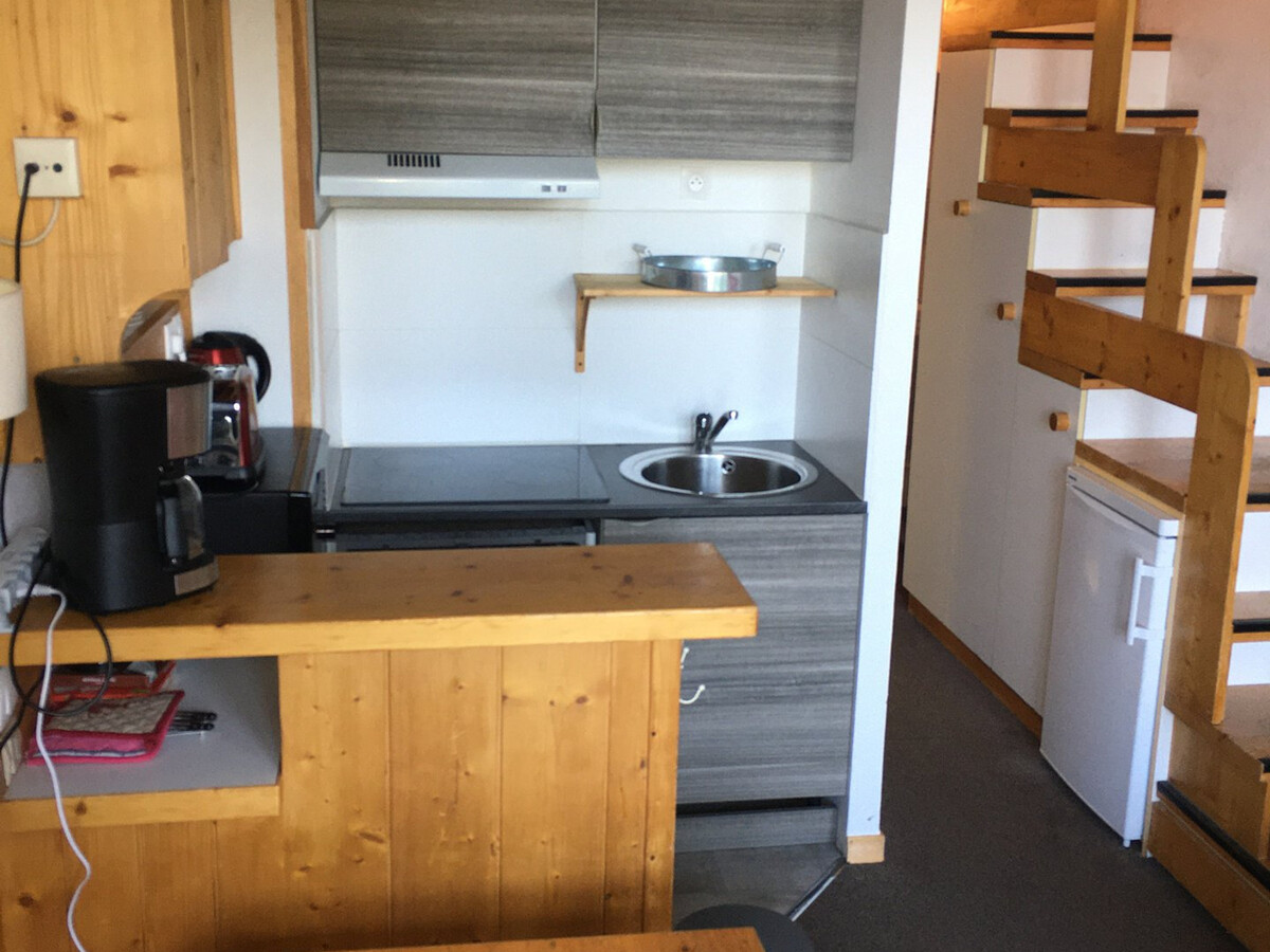 Studio mezzanine 6 pers. aux Arcs, balcon S/O, skis aux pieds - Photo 3