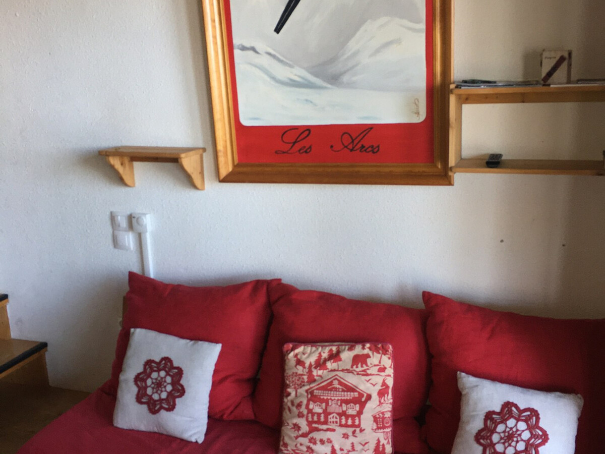 Studio mezzanine 6 pers. aux Arcs, balcon S/O, skis aux pieds - Photo 7