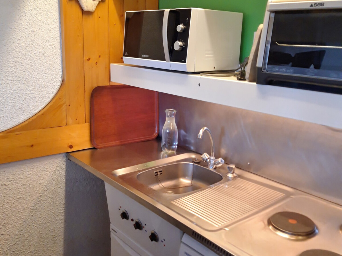 Studio cabine 5 pers. aux Arcs 1800, balcon Sud-Ouest - Photo 2