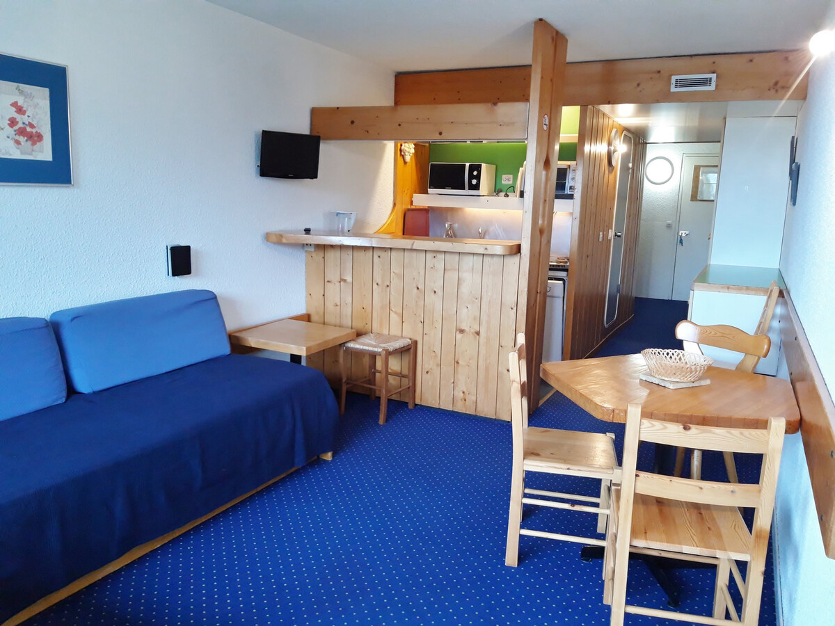 Studio cabine 5 pers. aux Arcs 1800, balcon Sud-Ouest - Photo 4