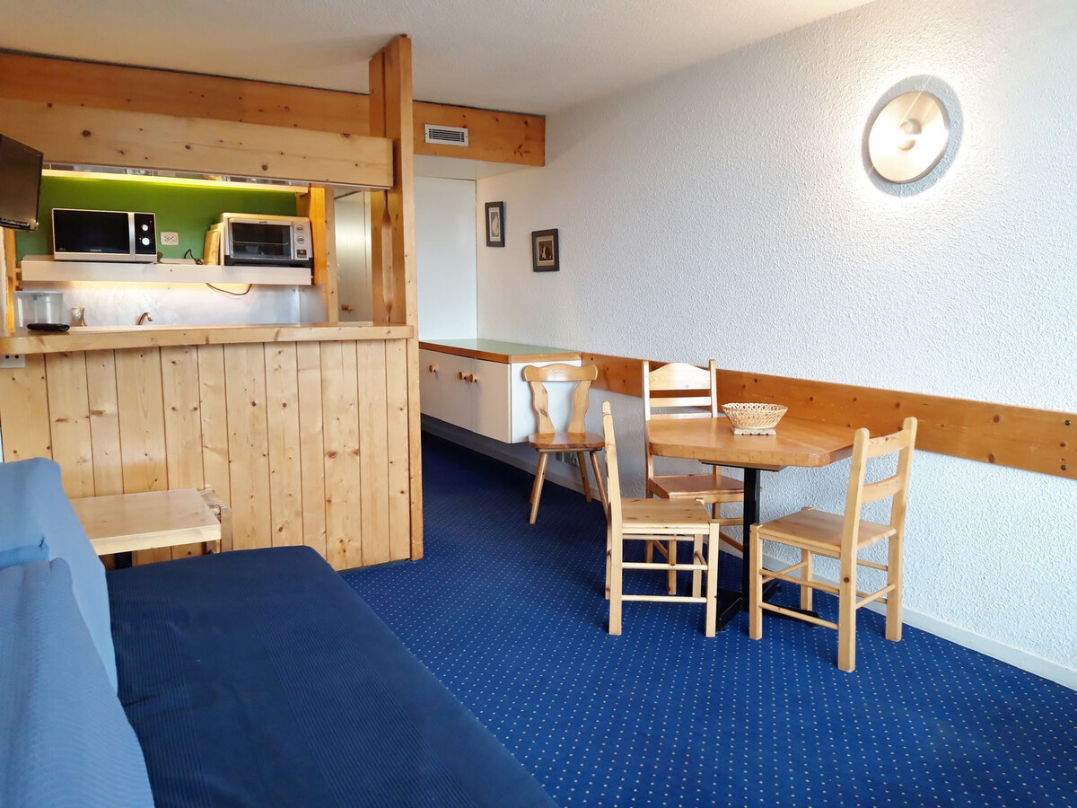 Studio cabine 5 pers. aux Arcs 1800, balcon Sud-Ouest - Photo 9