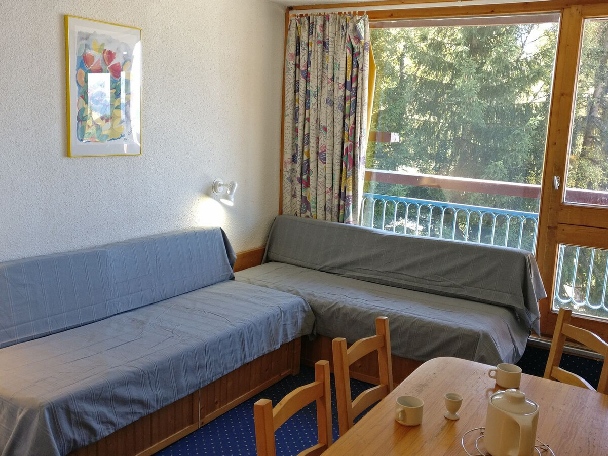 Studio cabine 4 pers aux Arcs 1800 : balcon, pied des pistes - Photo 1