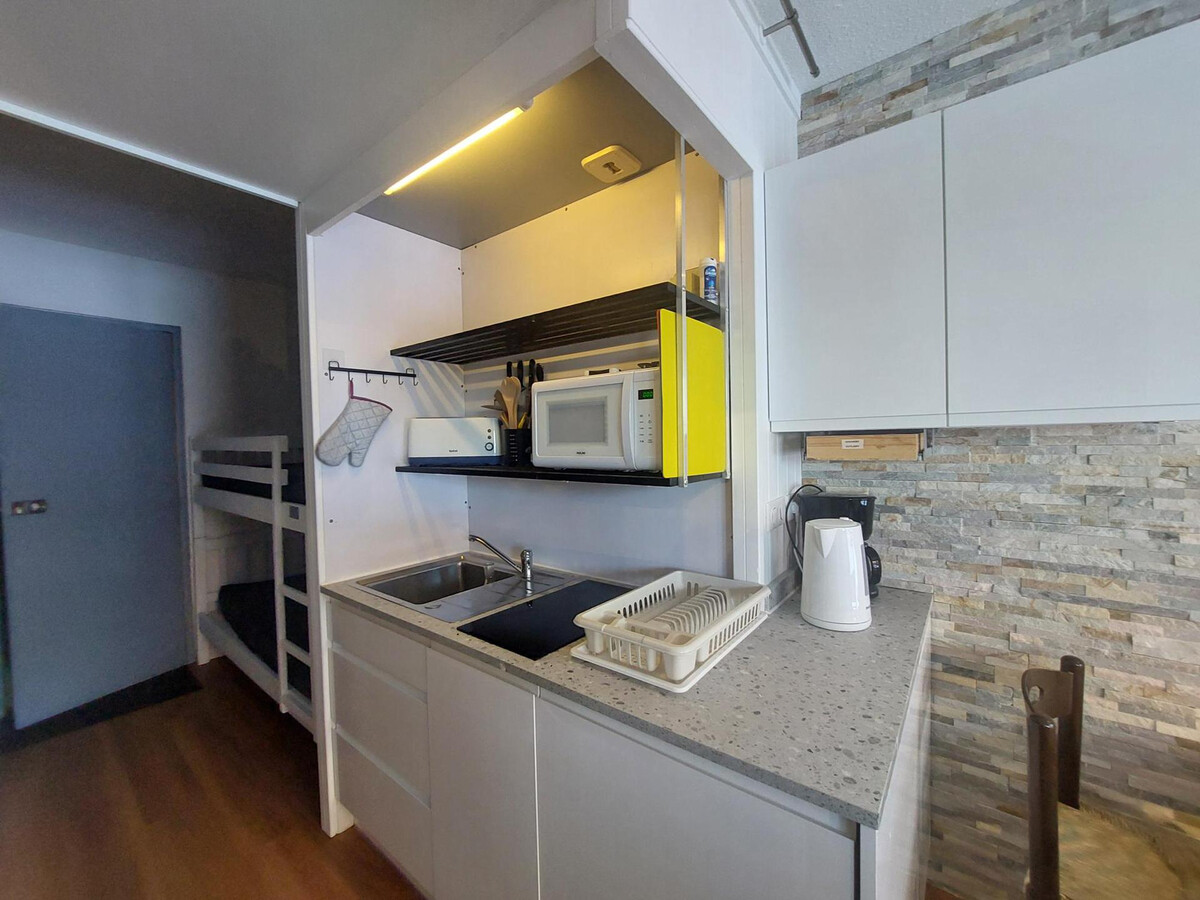 Studio 19m² aux Arcs 1800, balcon et WIFI inclus - Photo 3