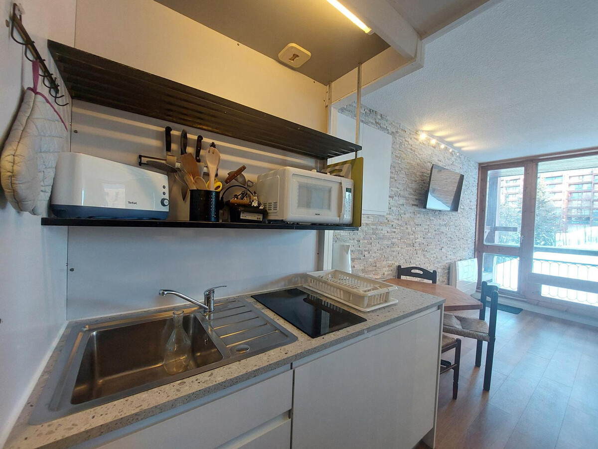 Studio 19m² aux Arcs 1800, balcon et WIFI inclus - Photo 5