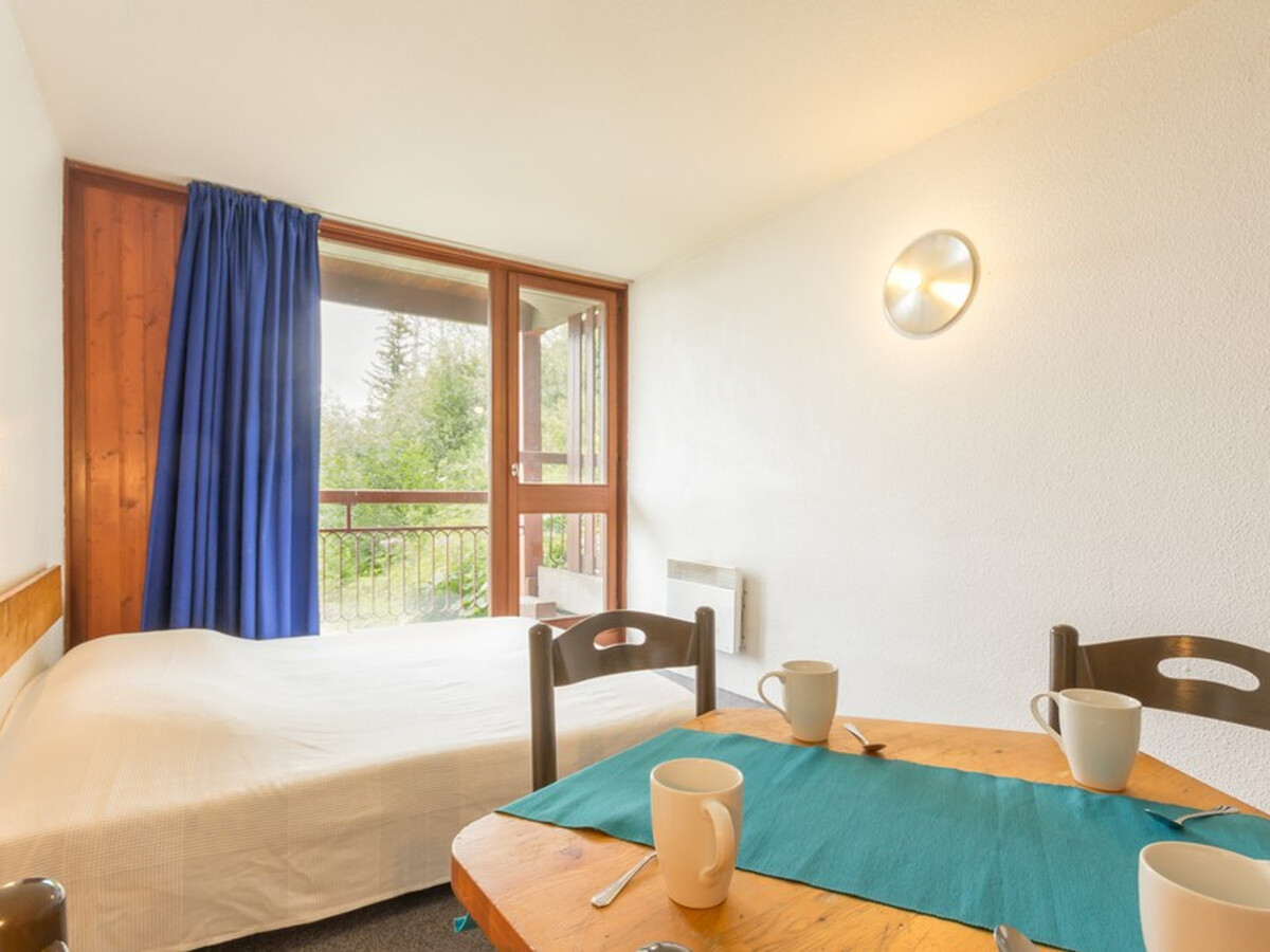 Studio cabine 5 pers. aux Arcs 2000, balcon vue Mont-Blanc - Photo 5