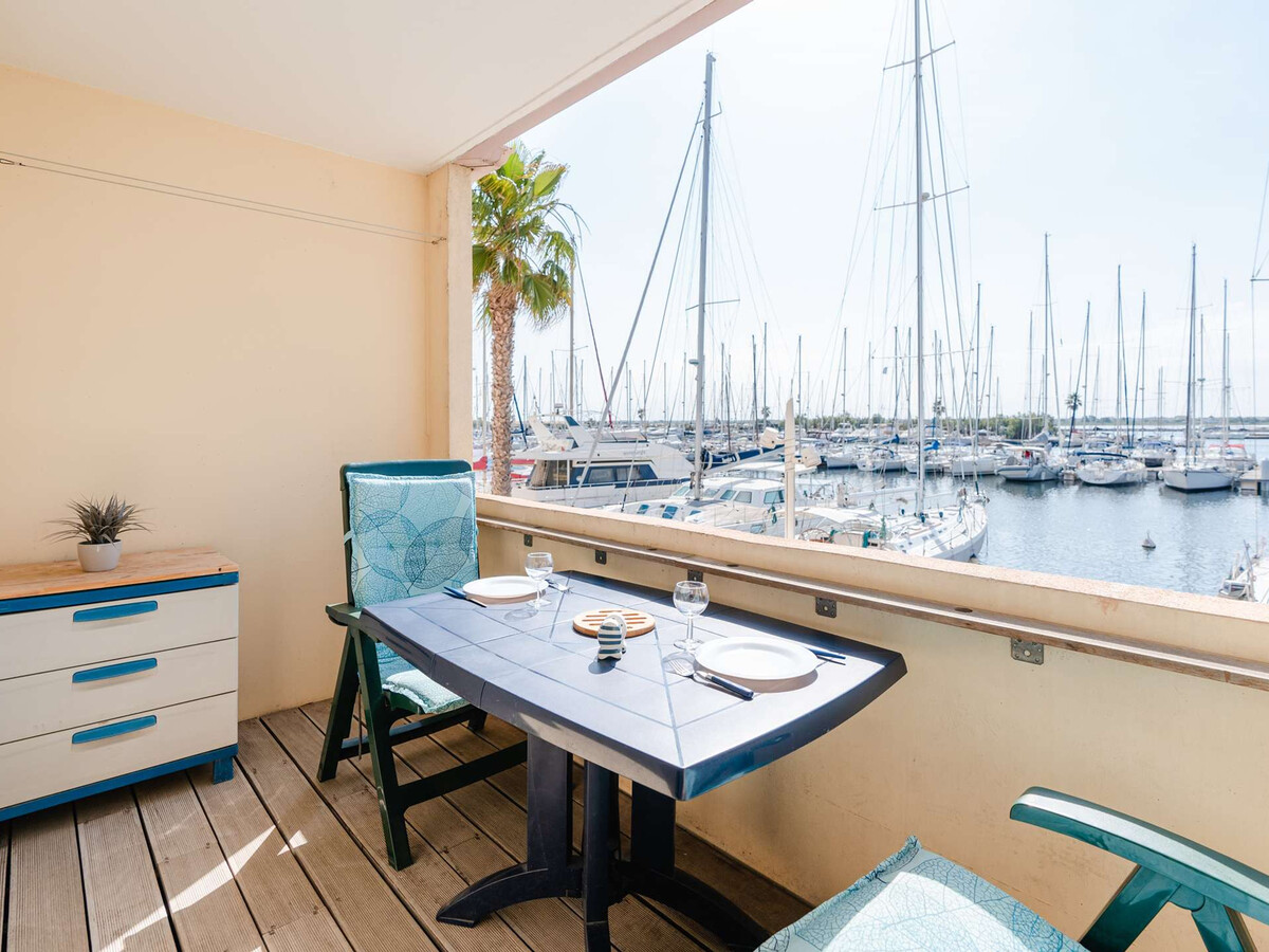 Studio cabine vue port avec piscine à Gruissan - Photo 1