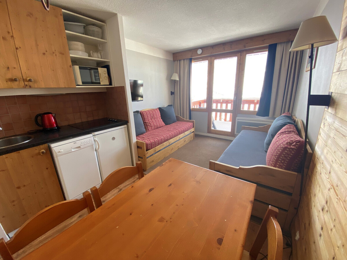 Studio cabine 27 m² skis aux pieds à Belle Plagne - Photo 3