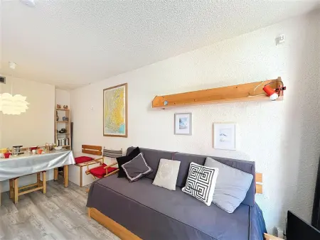 Studio 4/5 pers. Pied des pistes, Balcon, Animaux admis - Photo 2