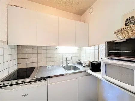 Studio 4/5 pers. Pied des pistes, Balcon, Animaux admis - Photo 6