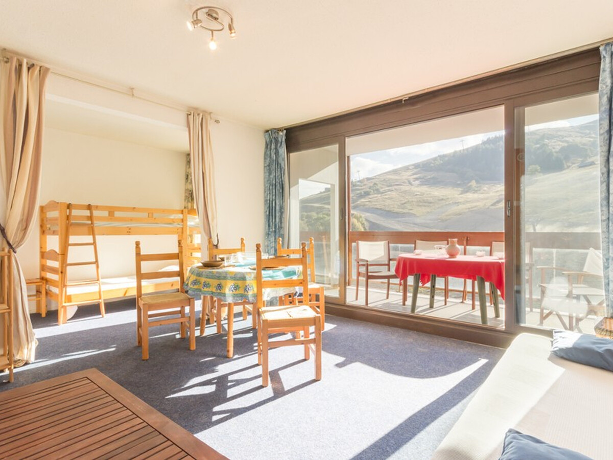 Studio 31m² balcon sud, vue pistes au Corbier - Photo 1