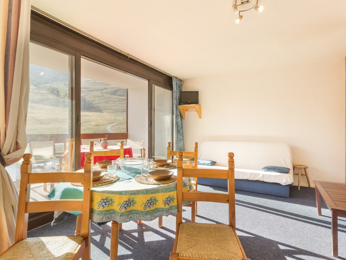 Studio 31m² balcon sud, vue pistes au Corbier - Photo 3