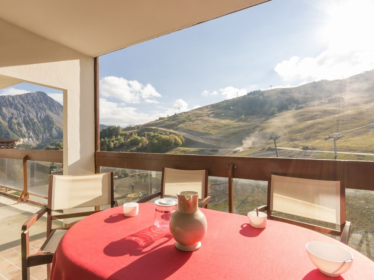 Studio 31m² balcon sud, vue pistes au Corbier - Photo 11