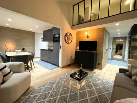 Location appartement à Val d'Isère, Appartement duplex rénové au centre, idéal pour famille, 2 chambres, 4-5 pers
