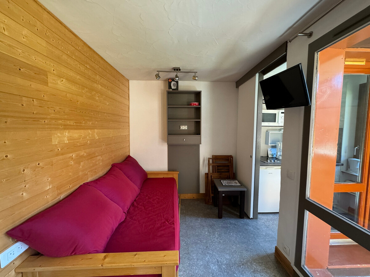 Studio 28 m² rénové avec balcon vue pistes à Belle Plagne - Photo 4
