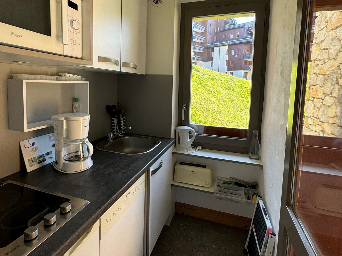 Studio 28 m² rénové avec balcon vue pistes à Belle Plagne - Photo 8
