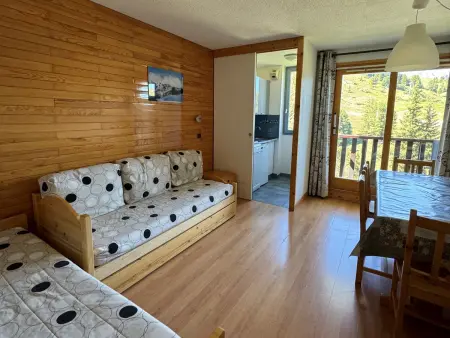 Appartement fonctionnel skis aux pieds avec balcon, 5 pers, Belle Plagne : photo 2