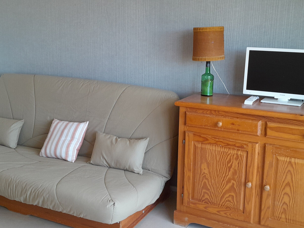 Studio cabine 4 pers. face au port, piscine et tennis - Photo 3