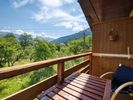 Duplex rénové 4 pers, balcon vue montagnes à Morillon : photo 12