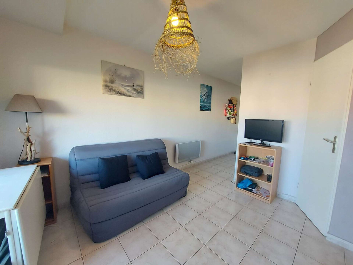 Studio cabine 4 pers à Marseillan-Plage, parking et piscine - Photo 1