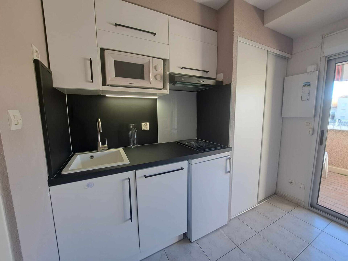 Studio cabine 4 pers à Marseillan-Plage, parking et piscine - Photo 6