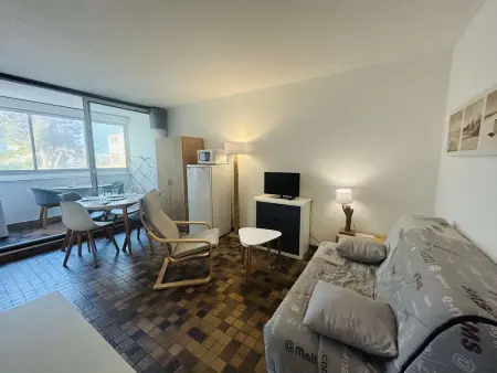 Location appartement à Narbonne, Appartement cosy 2 pièces, clim mobile, près de la plage, 4 couchages, Narbonne Plage