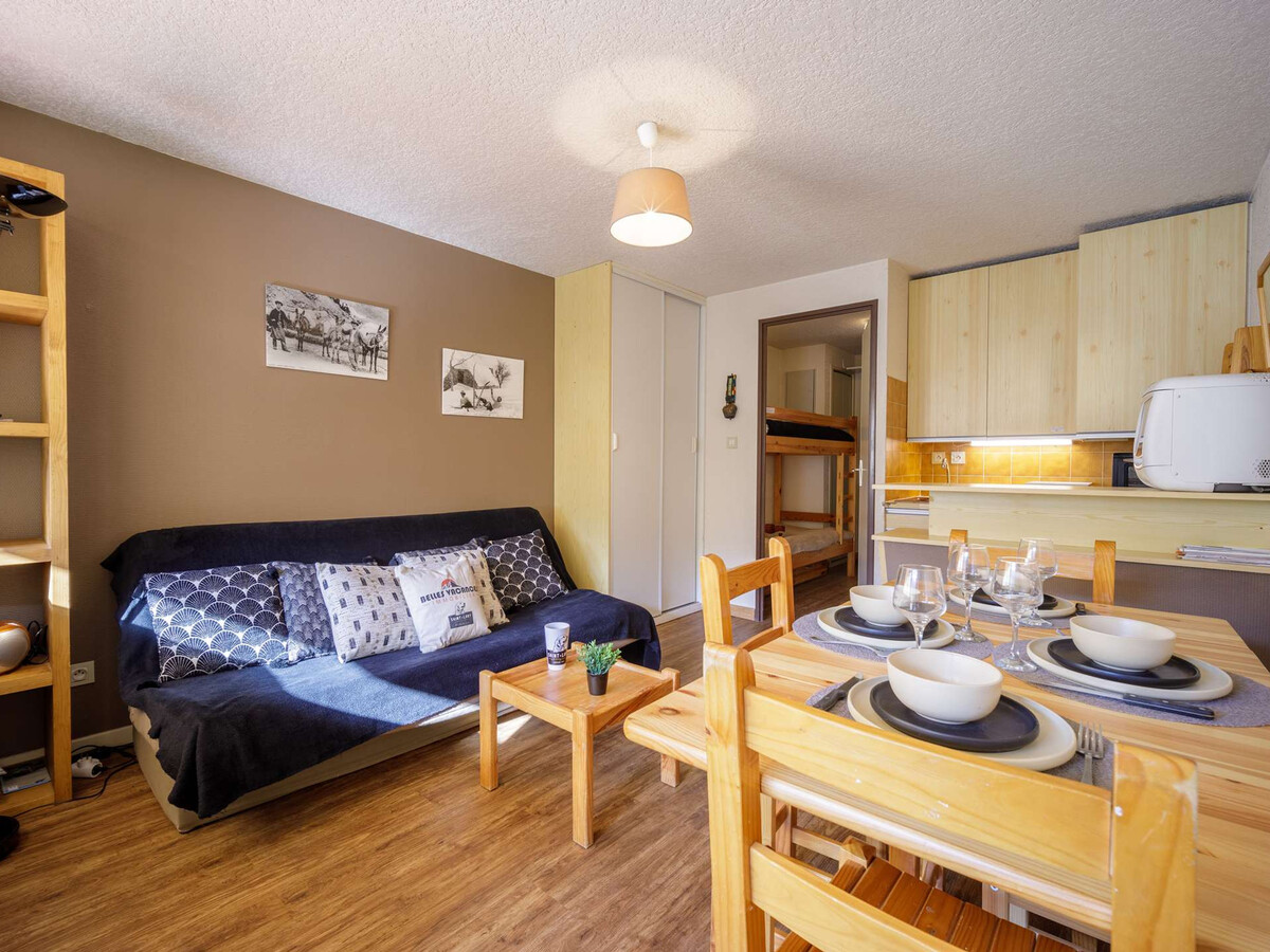 Studio 4 pers avec balcon, navette gratuite vers téléphérique - Photo 1