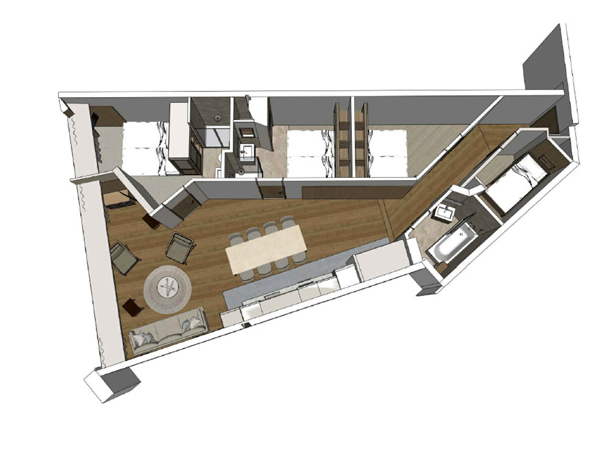 Apt Premium 84m² Palafour-Lodges - 8 pers - Tignes - Photo 3
