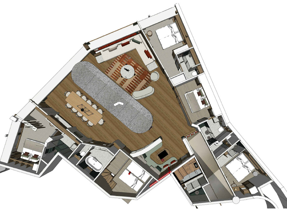 Apt Premium 200m² 12 pers, sauna à Tignes Le Lac - Photo 12