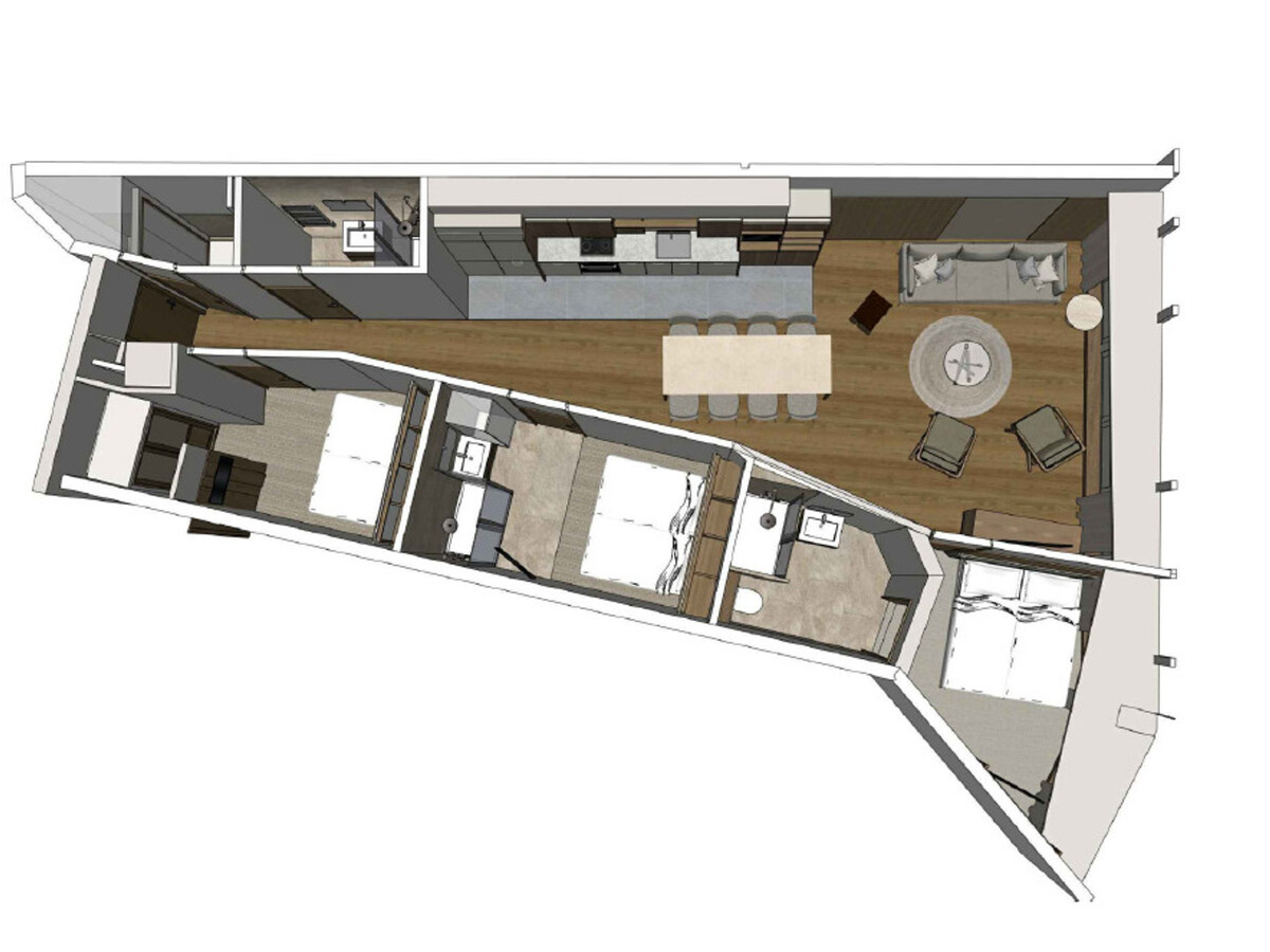 Apt. Petite Sassière, 3 ch., 86m² à Tignes Lac - Photo 3