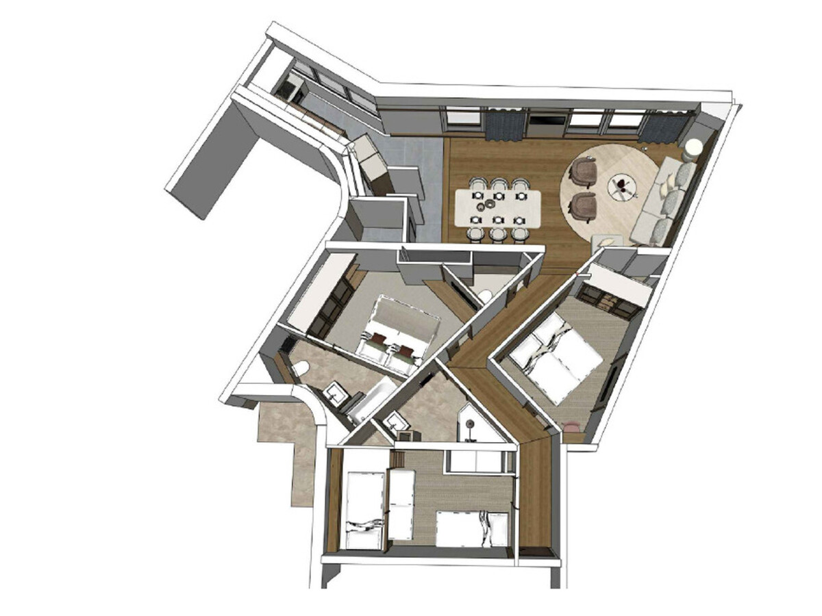 Aiguille Percée - Appartement 84m² 8 pers à Tignes - Photo 3