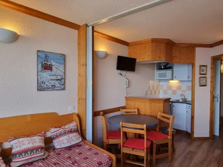 Location appartement à Plagne Aime 2000, Studio confortable accès direct aux pistes, animaux admis