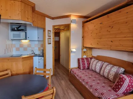 Studio 26m² skis aux pieds, vue Mont-Blanc, animaux OK : photo 7
